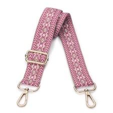 Purse Straps Replacement Crossbody Wide Bag Strap for Rose Diamond Jacquard