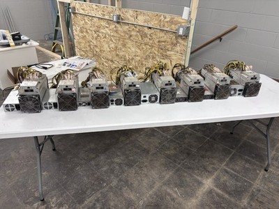 Qty 8 ASIC Miners Bitmain L3+ 504mh/s Psu s Included