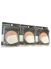 Covergirl Clean Powder Foundation 525 Buff Beige 0.41oz Each 3 Pack -New in Box