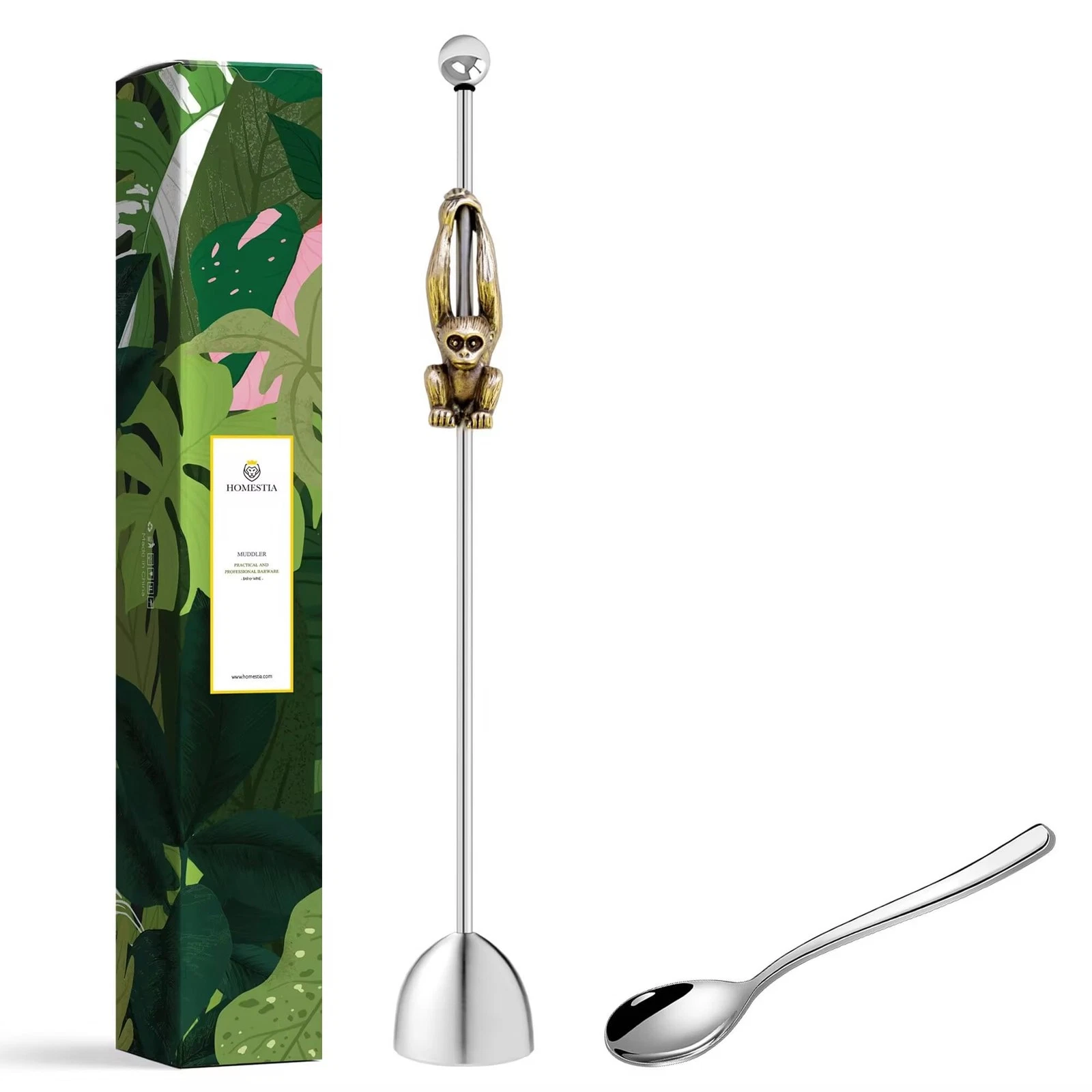 Stainless Steel Egg Topper with Monkey Design, Egg Cracker Cutter Tool, Egg C...