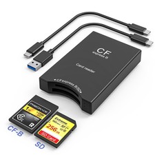 Cfexpress Type B and SD Card Reader, 10Gpbs CF Express Type B Adapter with US...