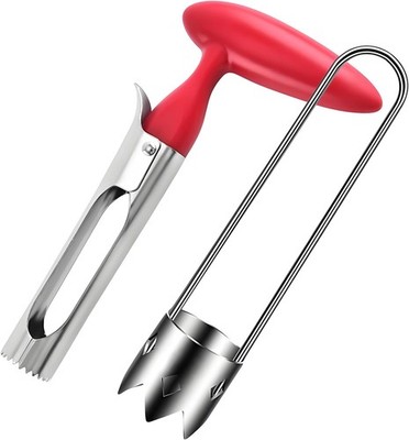 Fruit and Vegetable Corer Pepper Seed Apple Remover Bell Pepper Tomato Corer Too