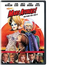Mars Attacks DVD Jack Nicholson NEW