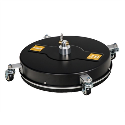 #ad 18.5quot; Black Pressure Washer Surface Cleaner w Wheels 4000 PSI Extension Wand $86.94