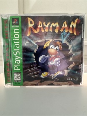 Rayman (Sony PlayStation 1) Complete with Manual, Case Cracked