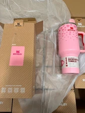 Stanley Cup Quencher Valentine’s Day 2025 Sweet Hearts 40oz Tumbler Pink heart
