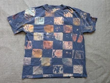 Carhartt Shirt Mens XL Abstract Bleached Checkered Dye Pocket Grunge Art Tee
