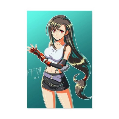 Anime Tifa Lockhart Final Fantasy VII Paper Poster 210 GSM V56