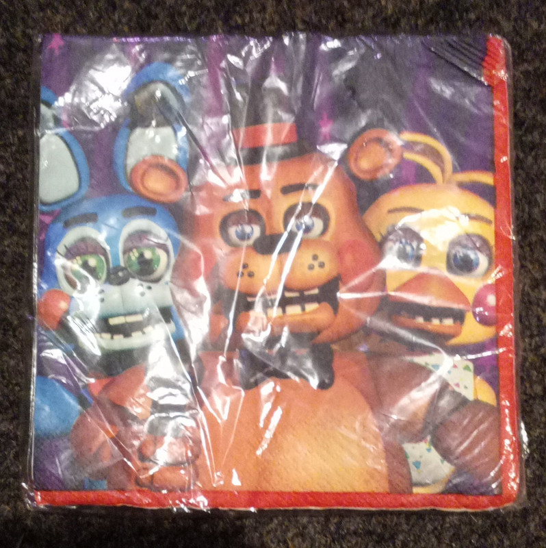 Unique Five Nights at Freddy's Paper Napkins 16-Pack 2-Ply Square Party