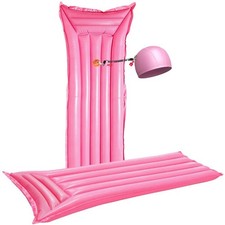 Tumbona de piscina Follow-Along parasol flotador gorra portátil multiuso piscina balsa