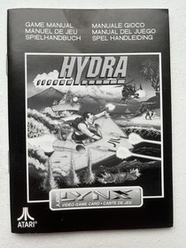 Hydra (Atari Lynx) - Complete in Box - Manual, warranty card, game cart - TESTED