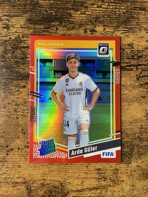 2023-24 Panini Donruss Optic FIFA Arda Guler #184 RC Rated Rookie Red /299