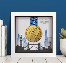 London Marathon Medal Frame Personalised - A unique gift!