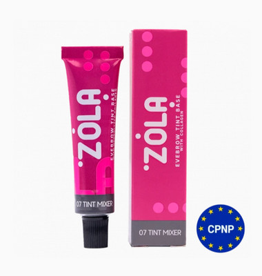 ZOLA Eyebrow Tint Base With Collagen 07 Tint Mixer 15 ml./0.5 fl.oz.