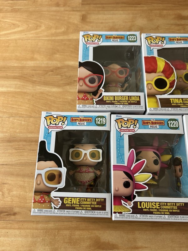 Bobs Burgers Movie Funko Pop Collection