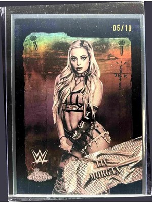 2025 Topps Chrome WWE x Cactus Jack Liv Morgan #RDR-6 Rodeo Rebels Black /10
