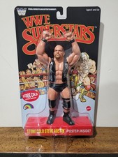 WWE Superstars LJN Series 2 Stone Cold Steve Austin - Chase Black Card Variant