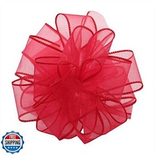 Berwick Offray DWI Sheer Spring Wired Edge Ribbon-1-1/2 Wide X 50 Yards-Madam