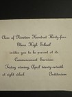 1934 Glenn High School Graduation Invite — photo 4
