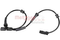 Sensor Raddrehzahl Hinten Metzger 09001333 FÜR Renault Raddrehzahlsensor
