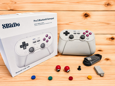 8BITDO Pro 3 Bluetooth Classic Gaming Controller Grau für PC, Switch, Mobile