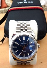 CRONOS HOMAGE OYSTER DATE MENS WATCH. STUNNING.