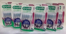 GUM Proxabrush Go-Betweens Interdental Cleaners Moderate 10ct Each Pack of 6 