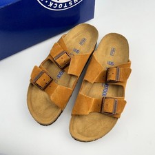 Birkenstock Arizona Mink Soft Footbed Suede Sandals Unisex Shoes Size EU37-45