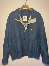 Baracuta Field Jacket blu beige uomo taglia media cappotto utility leggero