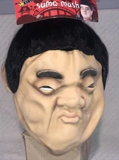 PARTY KING Latex Full Head SUMO WRESTLER Face Mask / Halloween Costume M1017