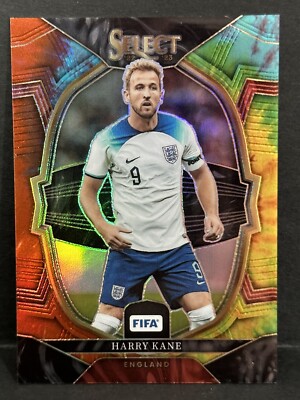 2022-23 Panini Select Soccer FIFA England Harry Kane Tie Dye Prizm