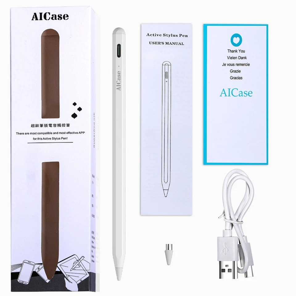 Active Pencil Stylus for iPad 10th 9th mini/iPad Pro M4 M5 6th 5th Air M2 M3 Pen - Image 2 of 4