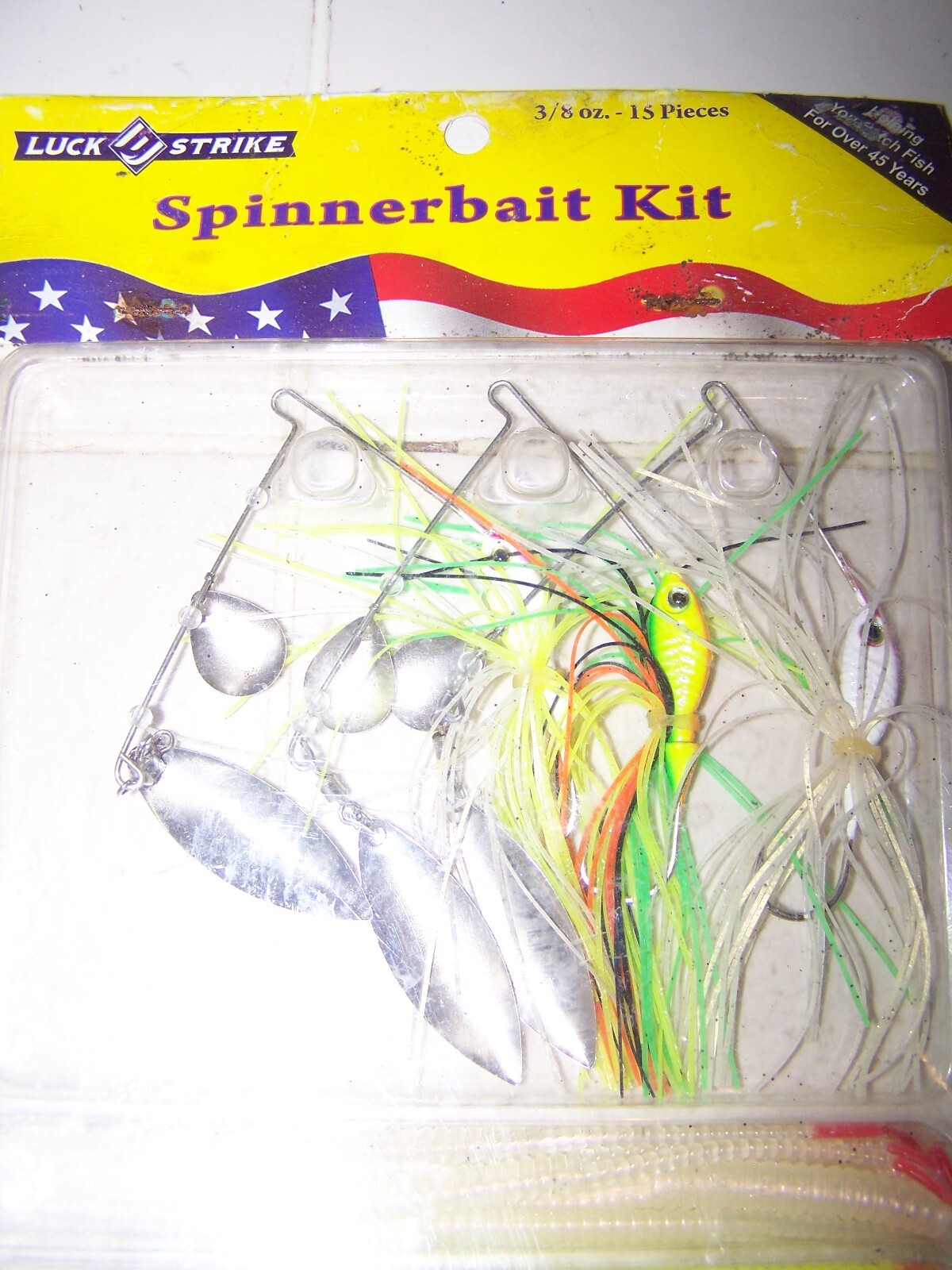 Lot of each Luck-E-Strike, Spinnerbait Kit 15 pc, Bass, Freshwater Buzzbait kit - Image 2