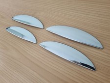 UK SELLER 4 Bright CHROME Door Handle Lever Cover Trims for JAGUAR X TYPE X400
