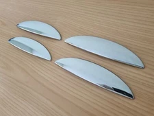 UK SELLER 4 Bright CHROME Door Handle Lever Cover Trims for JAGUAR X TYPE X400
