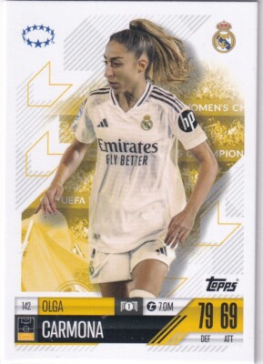 Topps Match Attax CL Extra 24/25 No. 142 Olga Carmona