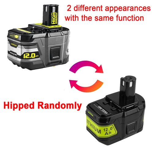 12.0Ah 18Volt For RYOBI P108 For One Plus High Capacity Battery Lithium-ion - Picture 3 of 14