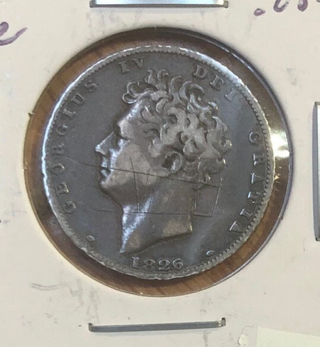 1826 Great Britain Sixpence (1816-1837) — photo from the most recent tracked eBay sale