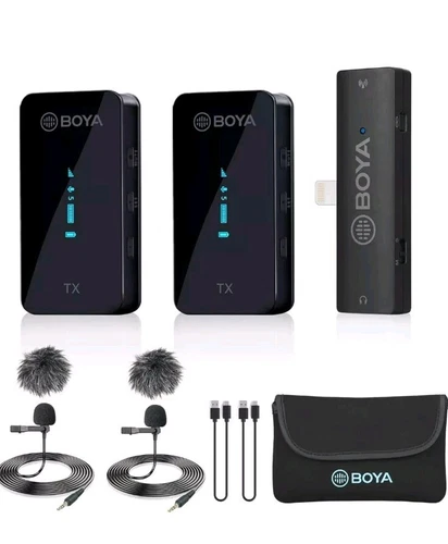 BOYA BY-XM6 S4 2.4GHz Dual Wireless Channel Microphone System