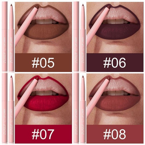 Lip Liner 12 Suit Soft Mist Velvet Matte Rotary Lipliner and GXU Natural U5R9 - Picture 11 of 23