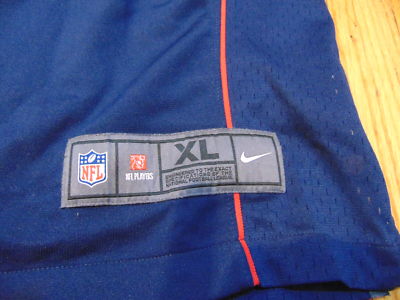 NIKE NFL NEW ENGLAND PATRIOTS CHANDLER JONES BLUE JERSEY SIZE XL