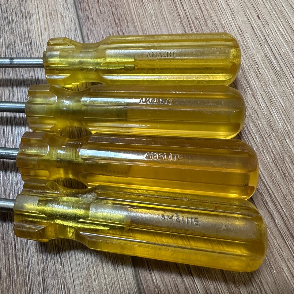 Destornillador vintage Amalite Phillips #1 - Juego de 4 Foto 2 de 4