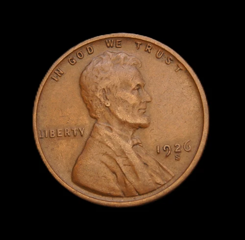 1926-S Lincoln Wheat Cent  VF
