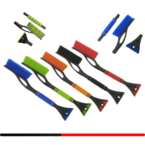Multi-purpose Snow Plow Brush For Winter Vehicles Removable Snow Scraper Brush