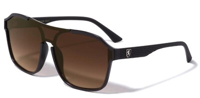Men Large Square CHOLO Sunglasses Super Dark OG Style GANGSTER Style Black Kim