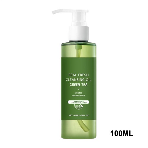 Green Tea Cleansing Oil 100ml Gentle Cleansing Oil for Makeup Facial Skin Clean - Picture 2 of 12