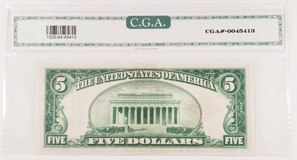 1928-A United States Note Choice Uncirculated FR #1526 - Image 2 of 2