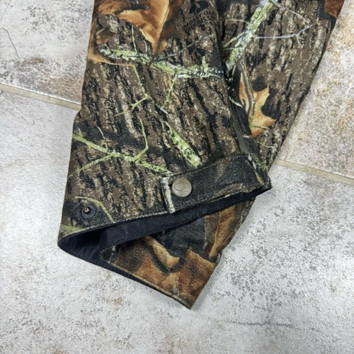 MOSSY OAK Raintamer 2 Mens 3XL Camoflage Hunting Waterproof Pants Zip Quiet - Picture 4 of 12