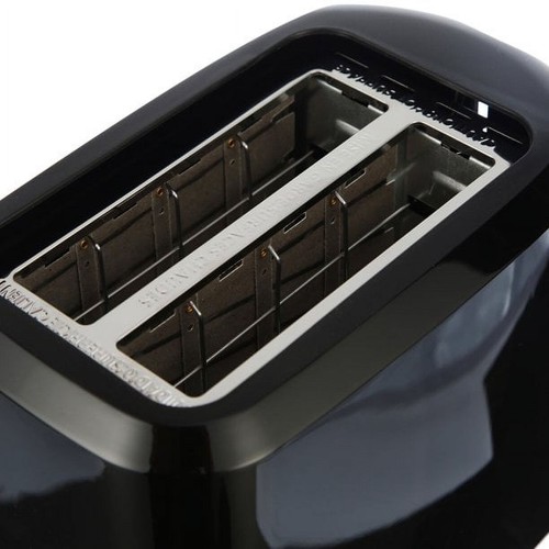 Mainstays 2-Slice Toaster Black with 6 Shade Settings and Removable Crumb Tray - Picture 3 of 5
