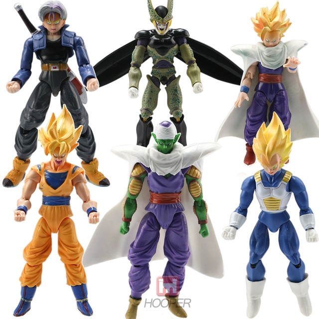 Anime 6pcs Dragonball Z Dragon Ball DBZ Goku Piccolo ...